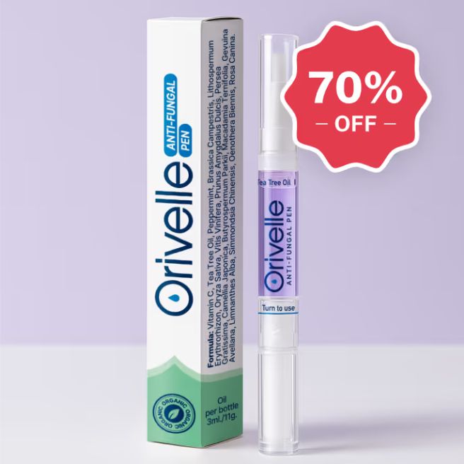 Penna e confezione Orivelle con grafica dell’offerta del 70 percento Penna e confezione Orivelle con grafica dell’offerta del 70 percento